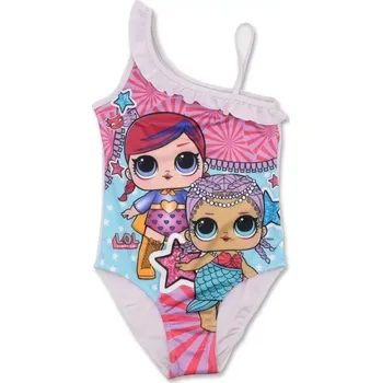 Dívčí plavky Dívčí jednodílné plavky SETINO LOL Surprise bílé, vel. 116-152