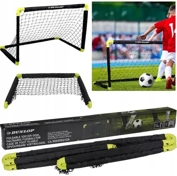 Fotbalová branka FOTBALOVÁ BRANKA velká tréninková přenosná skládací DUNLOP