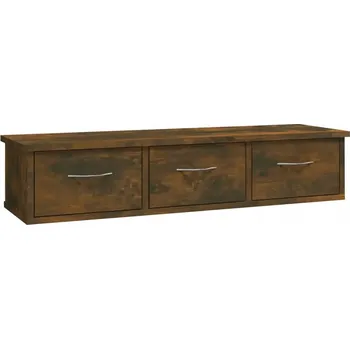 Televizní stolek Závěsná TV skříňka dub 88x26x18,5 cm, se 3 zásuvkami