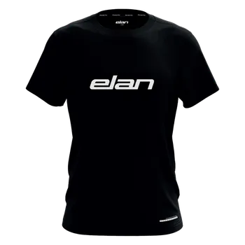 Pánské tričko Tričko Elan Promo BLACK Velikost: XL