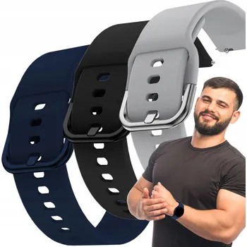 Řemínek na hodinky Sada: 3x Řemínek pro Samsung Galaxy Watch 7 40mm chytré hodinky řemínek 20mm