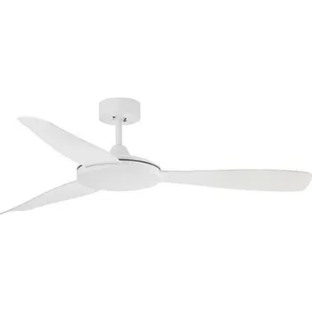 Domácí ventilátor NOVA LUCE stropní ventilátor BLAIRE tělo z hliníku matná bílá a sklo 3ABS bílé listy 9952360