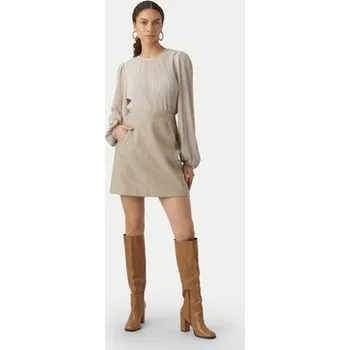 Dámská sukně Vero Moda Pouzdrová sukně Fortuneallison 10253954 Béžová Slim Fit L