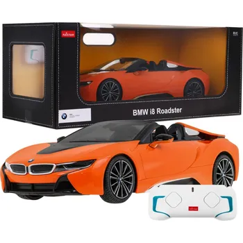 RC model auta Rastar 95500 BMW I8 Roadster na dálkové ovládání 1:12 Oranžová