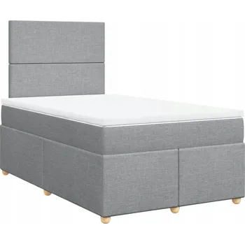 Postel Jednolůžková dřevěná postel 120x200 bílá