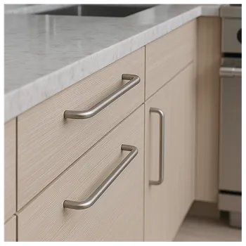 Nábytkové kování Gamet Úchytka GONAT / Nikl matný 96 mm