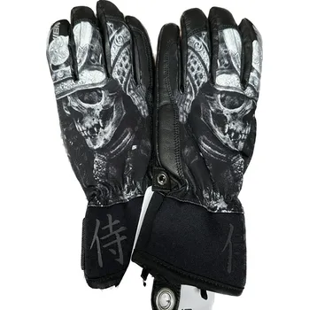 Rukavice Sportovní zimní dámské rukavice prstové Chiba Samurai Black Velikost: 9