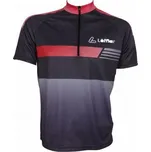 Pánské cyklistické triko Löffler černé červené šedé Velikost: XS