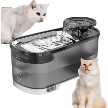 miska pro kočku FONTÁNA PRO KOČKY 2.5 L AUTOMATICKÝ TICHÝ UHLÍKOVÝ FILTR PRO PSY A KOČKY