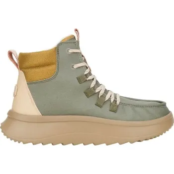 Dámská zimní obuv Dámská zimní obuv HEY DUDE WENDY PEAK APRES COATED TWILL 41 Khaki, Béžová