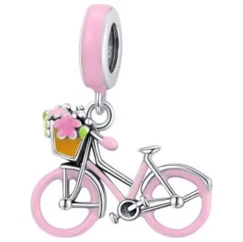 Korálek Prosperk Korálek stříbrný na náramek stříbrný kolo S2281