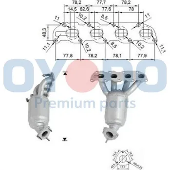 Katalyzátor Oyodo 10N0030-OYO Katalyzátor (10N0030-OYO)