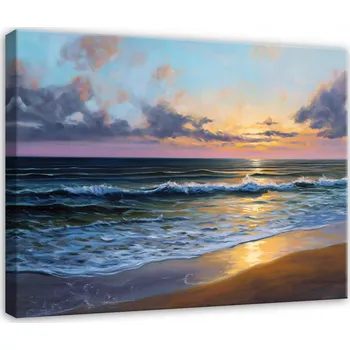 Obraz OBRAZ PLÁŽ MOŘE PŘÍRODA KRAJINA DO LOŽNICE OBÝVÁKU KUCHYNĚ NA PLÁTNĚ 100x70