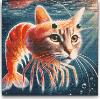 Diamantové malování Diamantové malování - Trippi Troppi Velikost: 50x50cm, Rámování: Pouze srolované plátno, Diamanty: Čtvercové