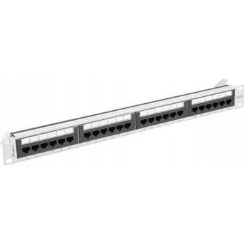 Patch panel Patch panel Lanberg PPUA-1024-S 24 portů šedý