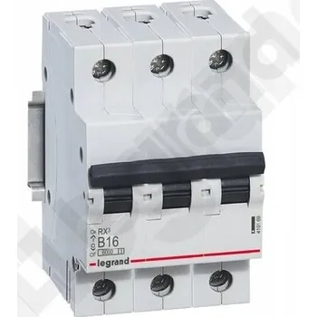 Jistič Jistič RX3 3P B 16A 6000A