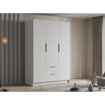 Šatní skříň Šatní skříň Cumair I 150, Barva: bílá / bílá + černá MIRJAN 5903211451225