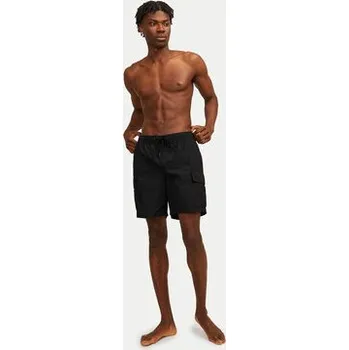 Pánské plavky Jack & Jones Plavecké šortky Jpstfiji 12257214 Černá Regular Fit S