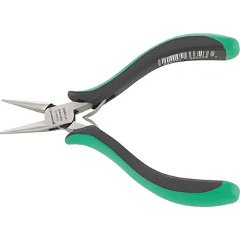 Kleště Stahlwille Elektronické ploché kleště L.130 mm, hlava leštěná, rukojeti Vícekomponentní, rukojeti s měkkými zónami