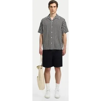Pánská košile Selected Homme Košile 16091381 Tmavomodrá Relaxed Fit S