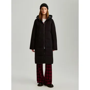 Dámský kabát Kabát s kapucí - M - House - černá - 317AK-99X