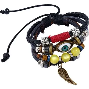 Náramek Buďchlap Náramek s barevnými korálky