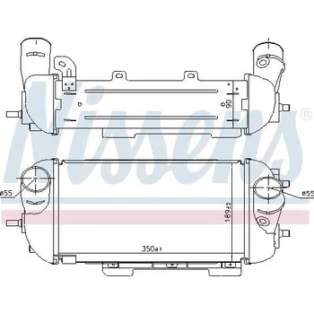 Chladič motoru NISSENS 961497 Chladič turba (961497)