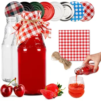 Obraz LAHVE NA DŽUS 330 ml na nápoje a šťávy SADA 10 ks