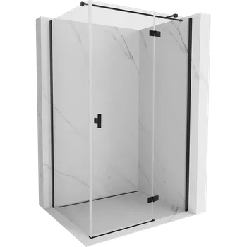 Mexen Mist-H T sprchový kout pravý 105 x 95 cm, transparentní, černý - 8A5T-105-095-70-00-P Sprchové kouty