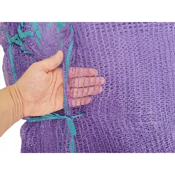 Pytle na odpadky Rašlový pytel Wimar fialový 50x80 cm 30 kg se zatahováním 100 ks