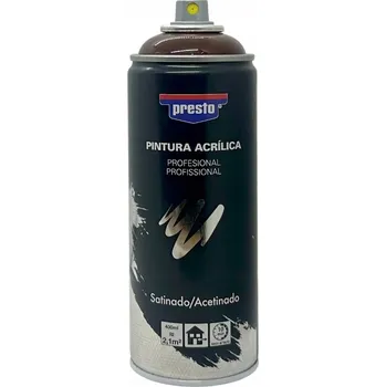 Barva ve spreji Presto Akrylový Lak ve Spreji RAL 8017 Čokoládově Hnědá Polomatná 400ML