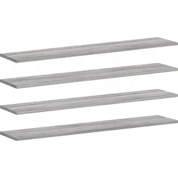 police Police z dřevotřísky 100 x 20 cm, odstíny šedé