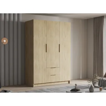 Šatní skříň Šatní skříň Cumair I 150, Barva: dDub cremona / dub cremona + zlatá MIRJAN 5903211451294