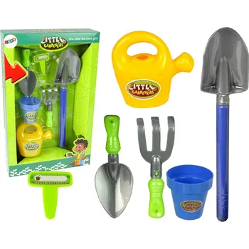 Hračka na písek LEAN Toys Zahradní plastová sada
