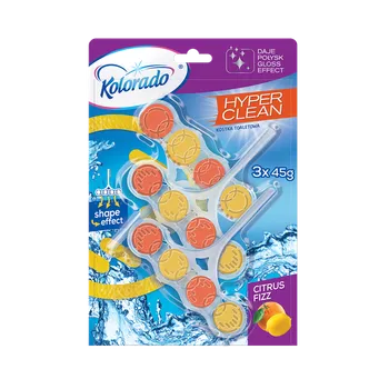 WC čistič WC závěs Kolorado power aktiv kuličky 4ks/bal citrus