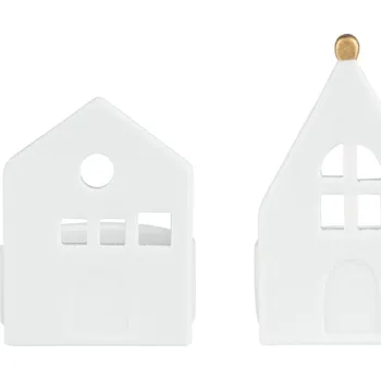 Svícen räder Porcelánový svícen Dream House – set 2 ks