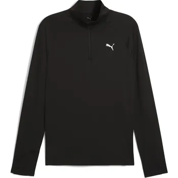 Pánské tričko Pánské triko PUMA M RUN VELOCITY CLOUDSPUN 1/4 ZIP 52662701 PUMA BLACK S