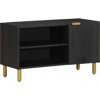 Televizní stolek TV stolek Industrial Black 80x33x46 cm