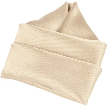 Látkový kapesník Kapesníček do saka saténový 900009/6 krémový, jemně lesklý