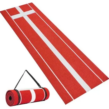 podložka na cvičení VEVOR softballová podložka na nadhazování, 305x92cm baseballová gumová podložka na nadhazování, protiskluzový trávník a protiskluzová pěnová podložka, přenosná tréninková pomůcka, vybavení pro rychlé nadhazování pro nadhazovače a trénink uvnitř i…