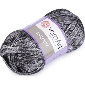 Příze Pletací příze Melody 100 g, barva 6 (887) černá
