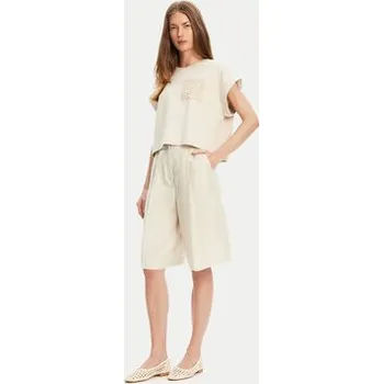 Pánské kraťasy United Colors Of Benetton Bermudy 45BVD9026 Béžová Relaxed Fit 36