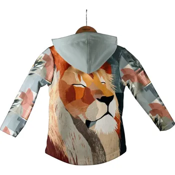 Panel se střihem 158 softshell bunda klidný lev