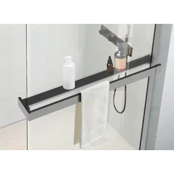 Držák ručníků LAGOS NEW, Grafit, 120 BCLAGO2DRG12 + slevový kód, + prodloužená záruka