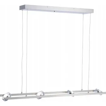 Závěsné svítidlo LOLA-OPTI stříbrné 8-bodové integrované LED