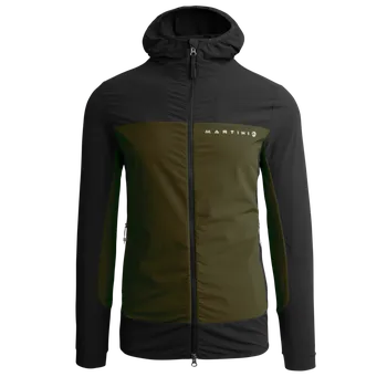 Pánská softshellová bunda Pánská Outdoorová Bunda Martini Trailblazer Olivová/Černá Velikost: L