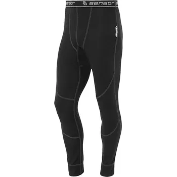 Pánské termo spodky Pánské termoprádlo Sensor Double Face pánské spodky Black Velikost: XXL