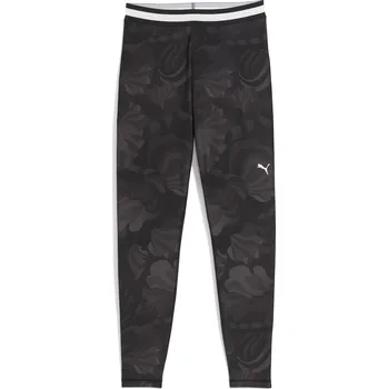 Dámské kalhoty Dámské legíny PUMA W PUMA STRONG FLORAL RIBBON TIGHT - AOP HW 7/8 52775601 PUMA BLACK M