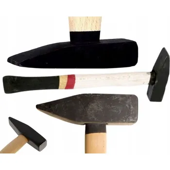 Kladivo Zámečnické kladivo 500g s dřevěnou zesílenou násadou