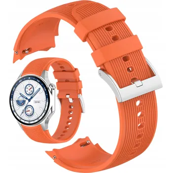 Řemínek na hodinky Řemínek KBR Games pro Samsung 22mm oranžový